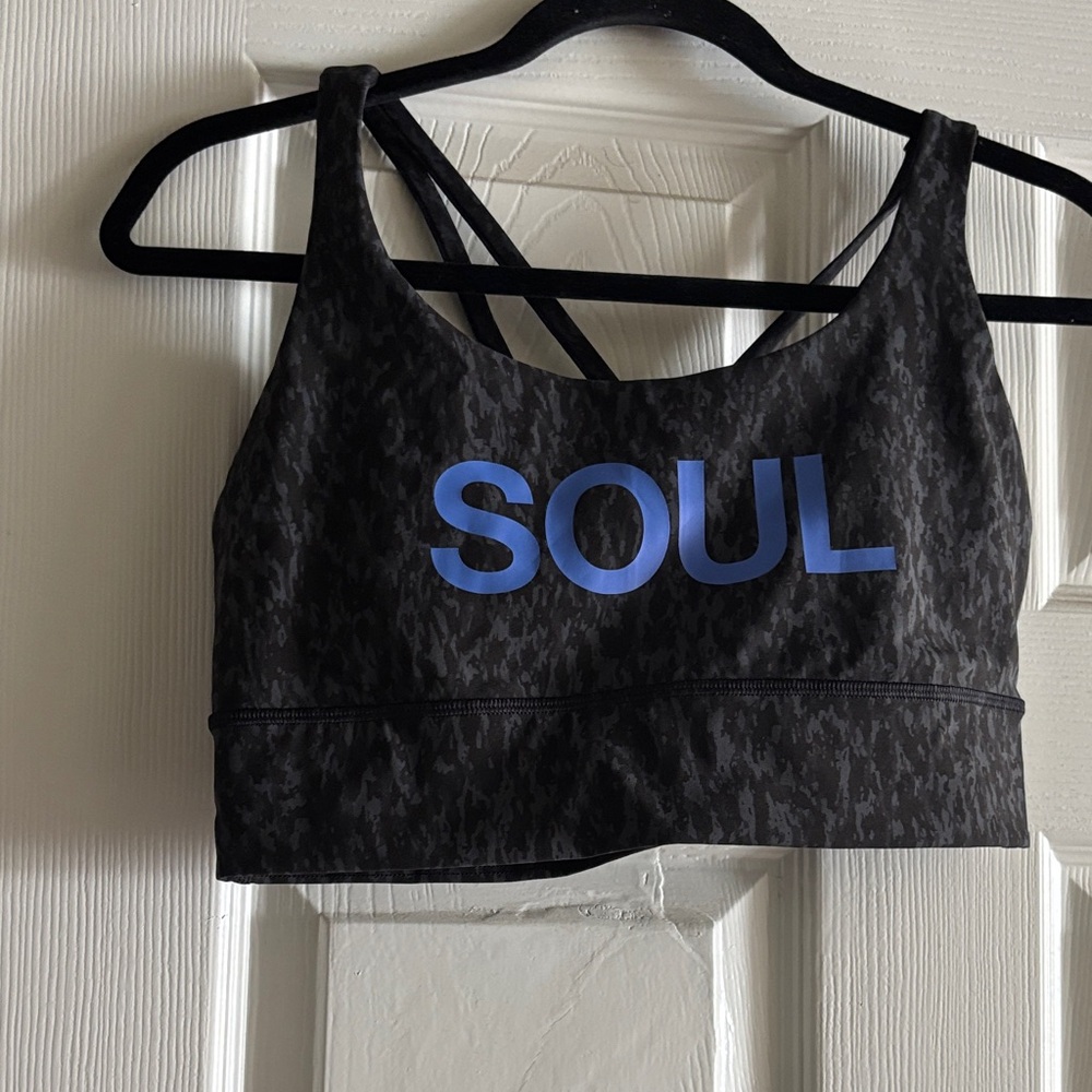 lululemon athletica Black and Blue Sports Bra